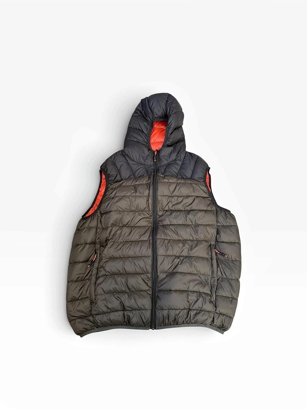 Hawke&Co Sport Dynamic Sport Fiber Puffer Vest Puffer Vest Gray & Red XL